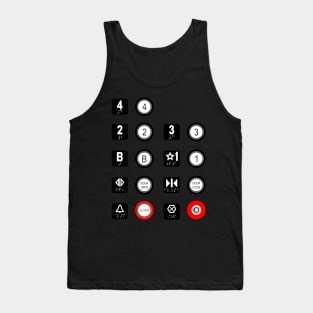 Elevator Funny Elevator Buttons Tank Top